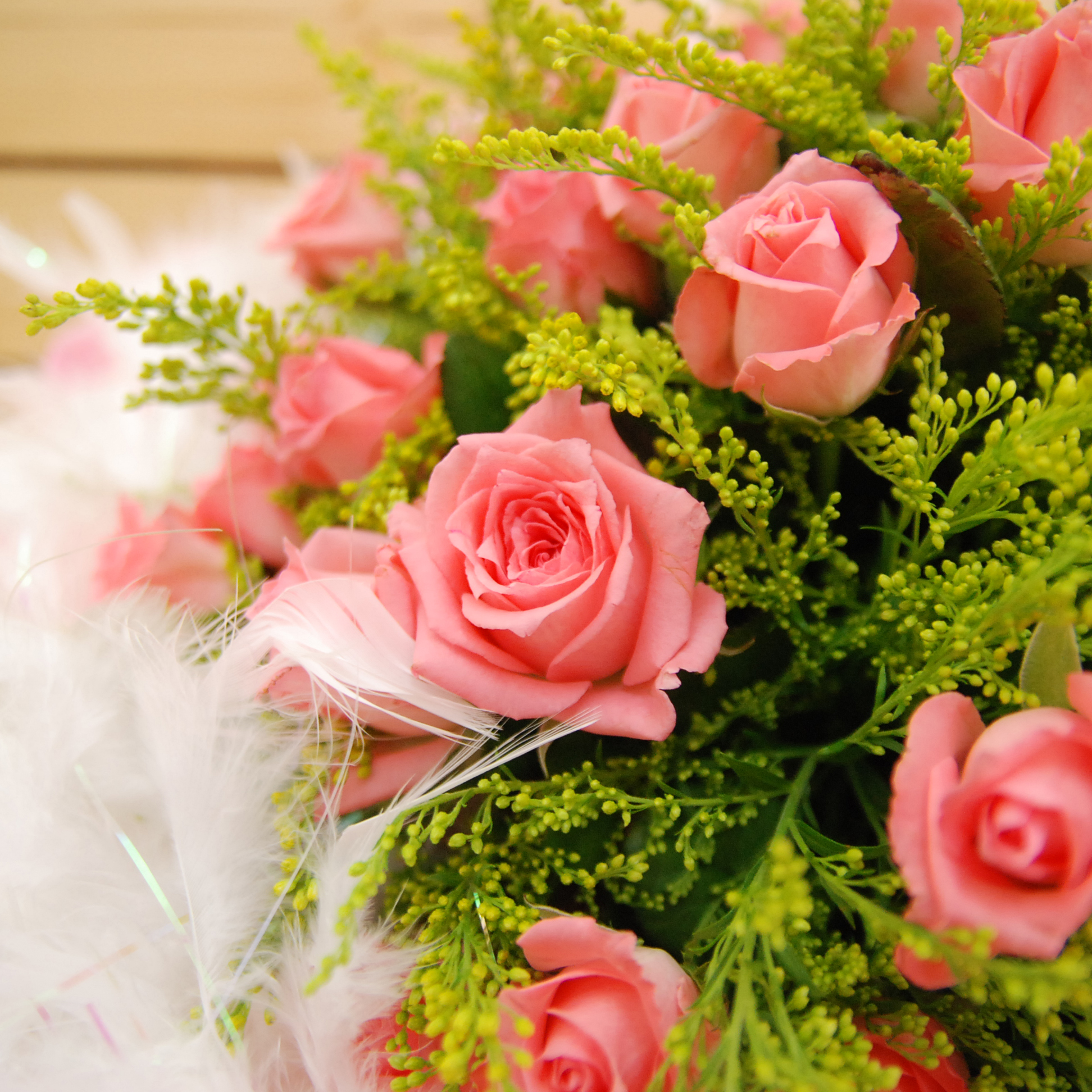 【巧繪網FR011412A 】情人最愛 50朵 粉玫瑰花束 情人節花束 七夕花禮 禮物 網路花店