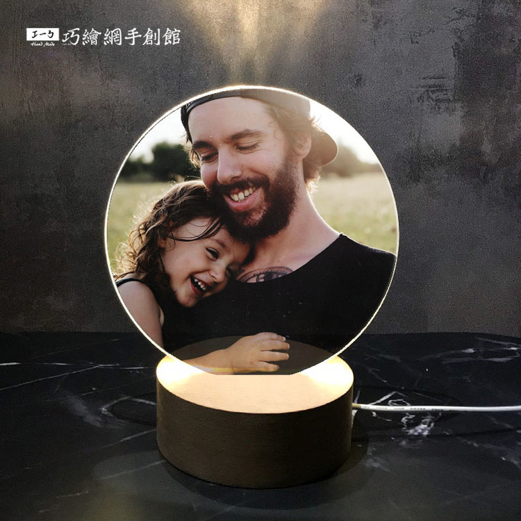 custom-acrylic-lamp-circle 客製壓克力小夜燈 情人節 送禮 禮品| 送禮推薦