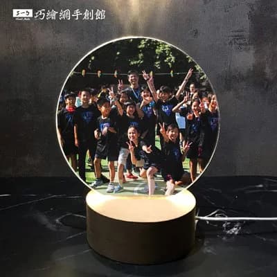 graduation-custom-acrylic-lamp-circle 客製壓克力小夜燈 情人節 送禮 禮品| 畢業季送禮推薦