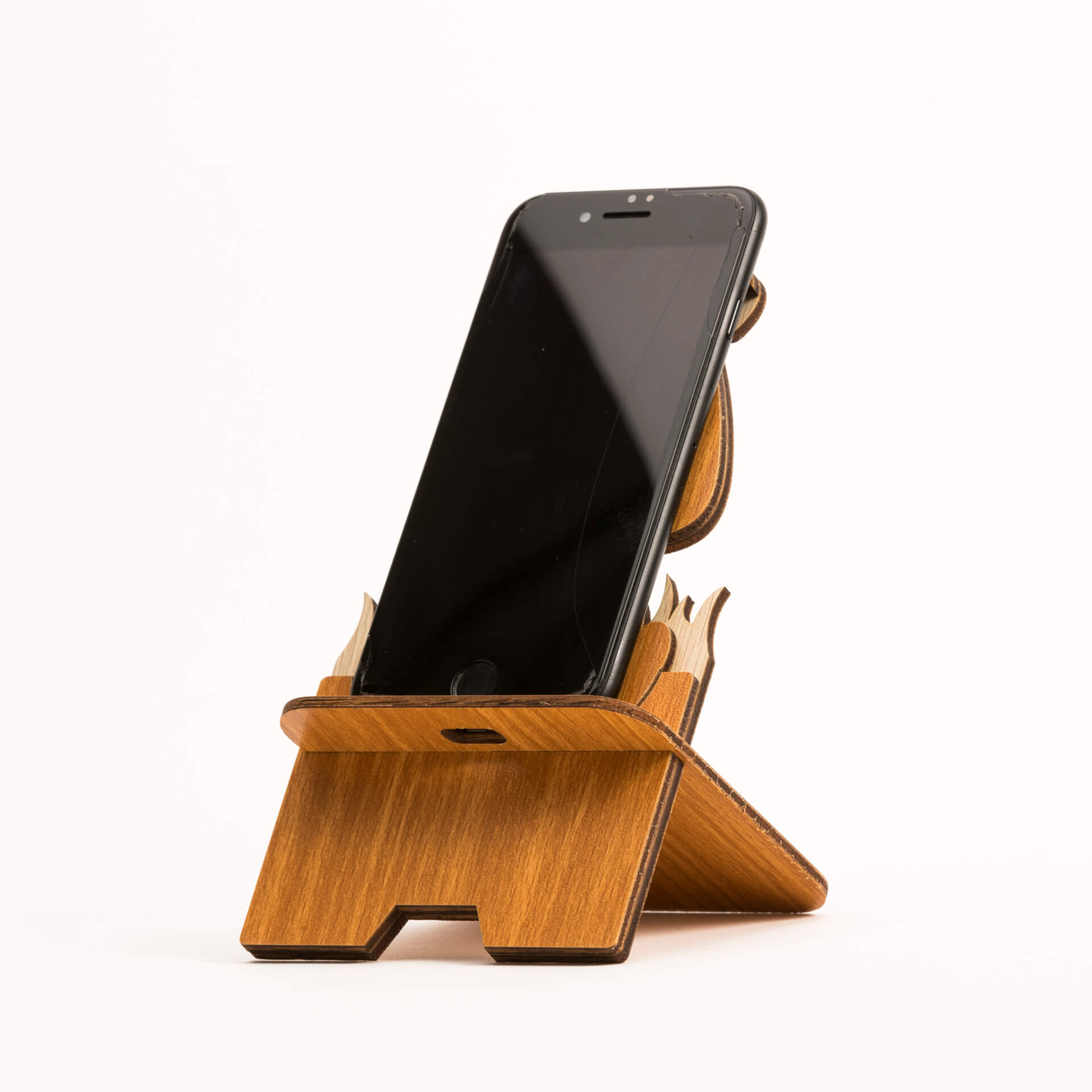 创意DIY竹木手机支架 手机座 手机架 实木底座-阿里巴巴
