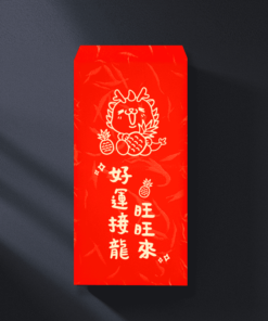 2024 龍年 燙金紅包袋 龍年系列紅包袋 好運接龍旺旺來